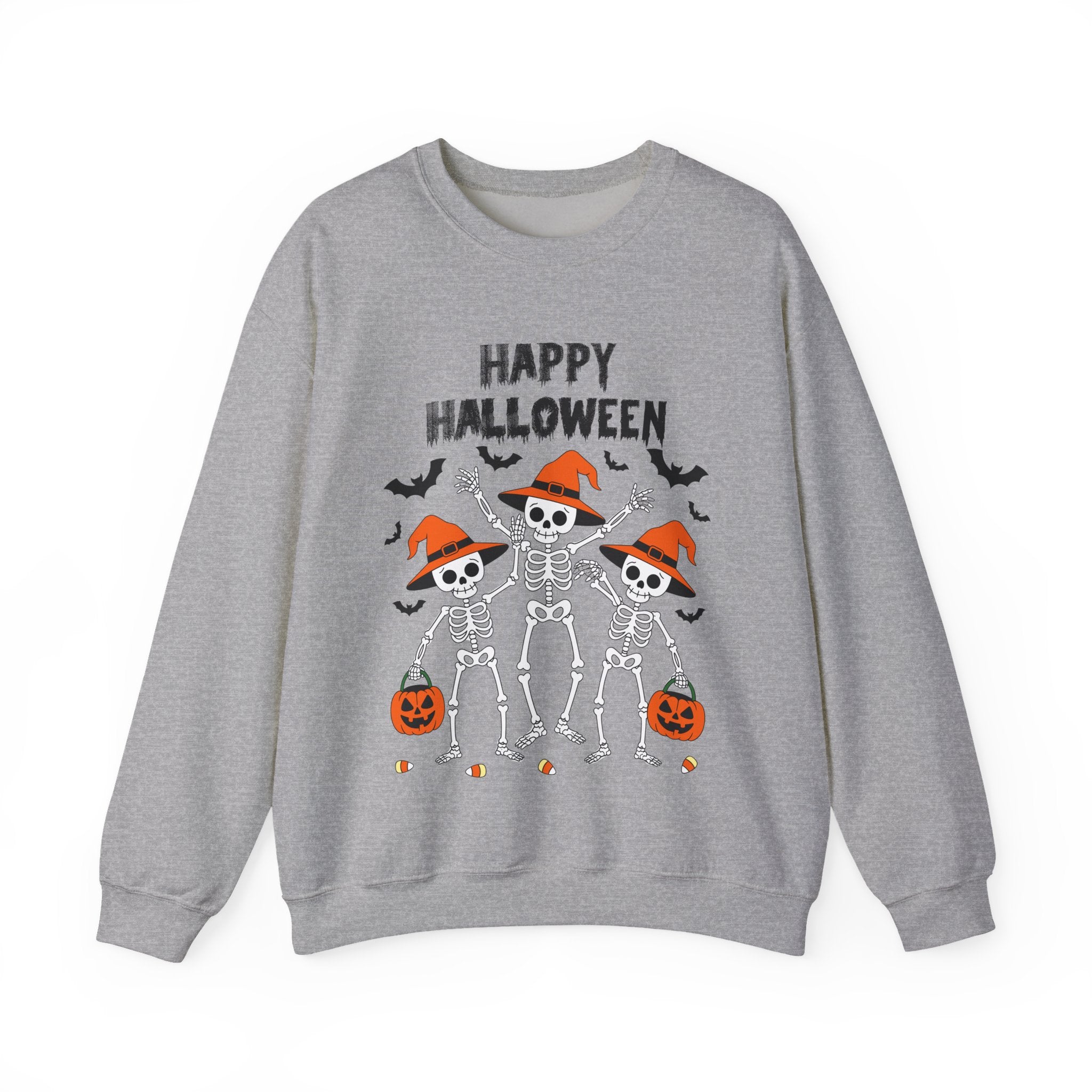 Halloween Sweatshirt - Cute Skeletons