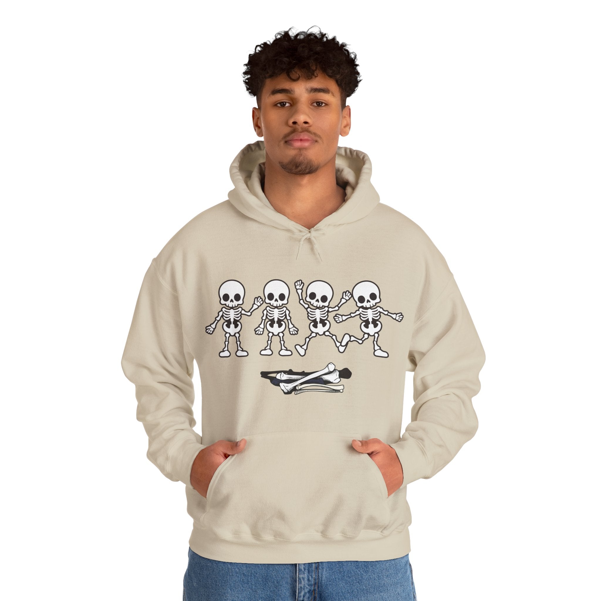 Halloween Hoodie -  Playful Skeletons