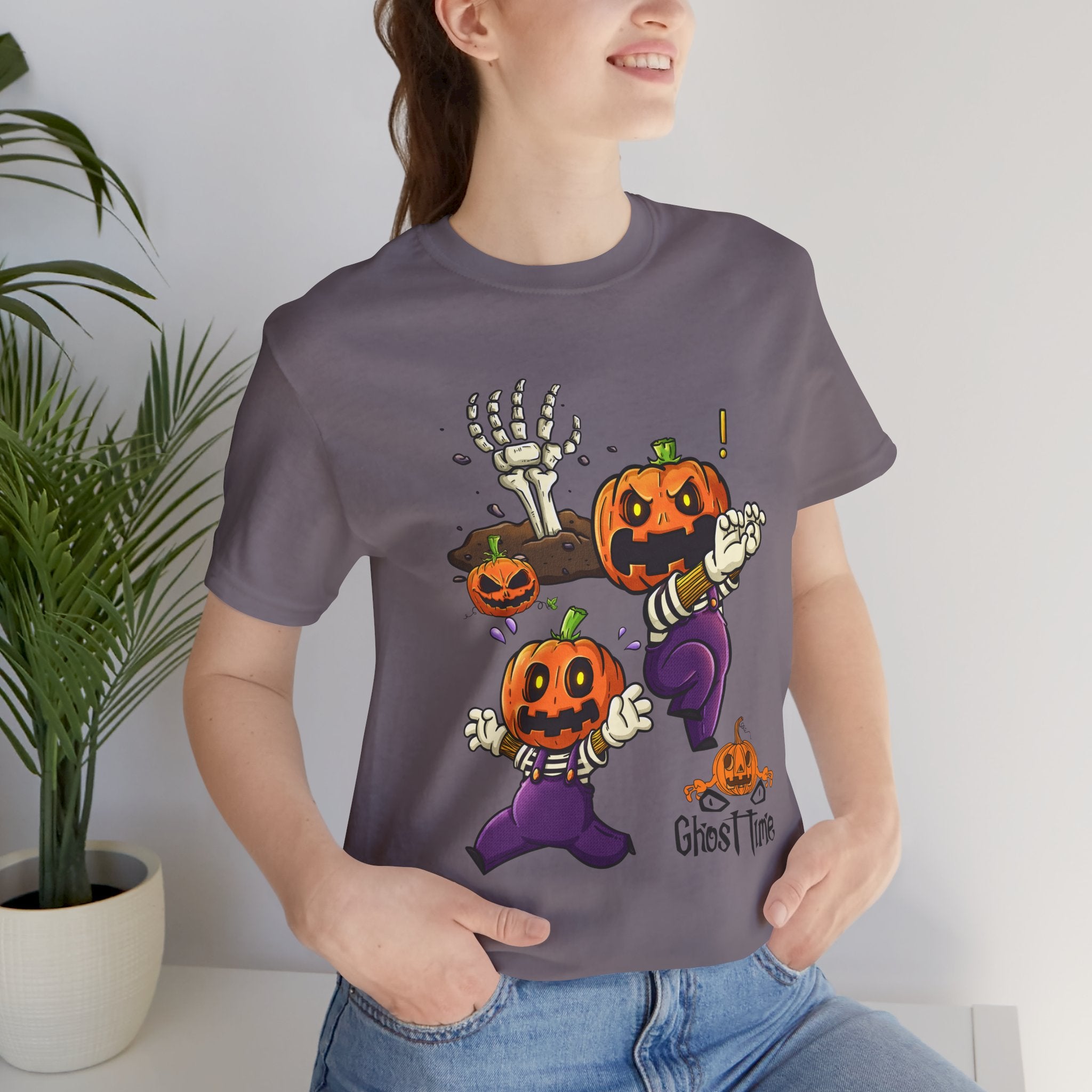 Spooky Pumpkin Graphic T-Shirt