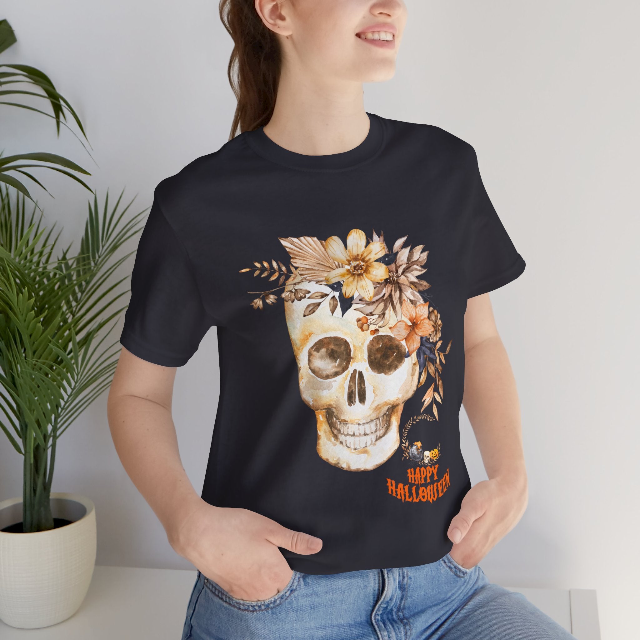 Happy Halloween Skull T-Shirt