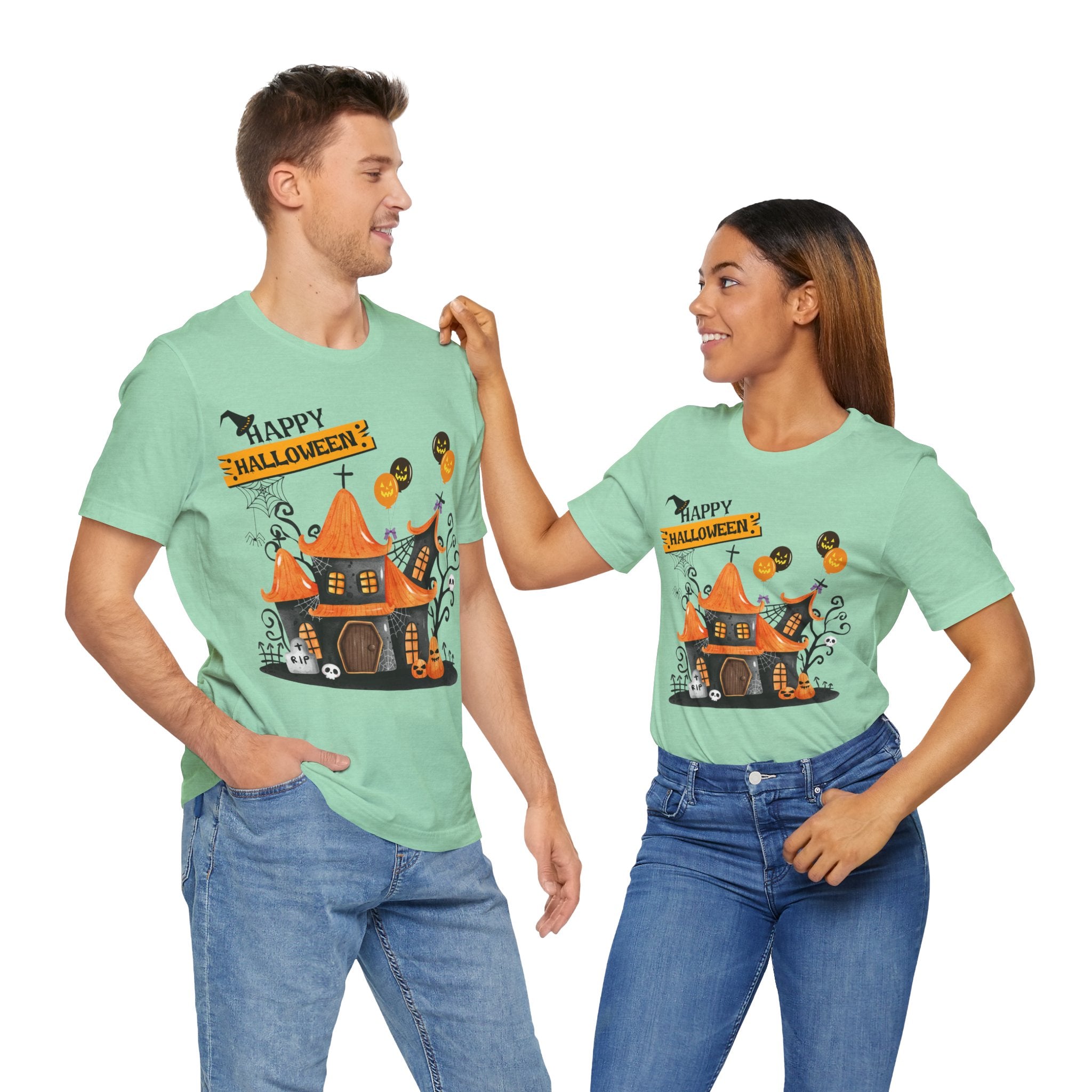 Halloween Haunted House - Unisex T-Shirt
