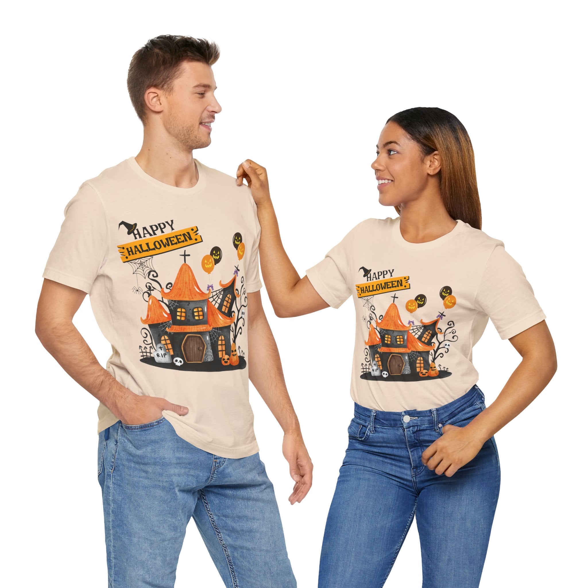 Halloween Haunted House - Unisex T-Shirt