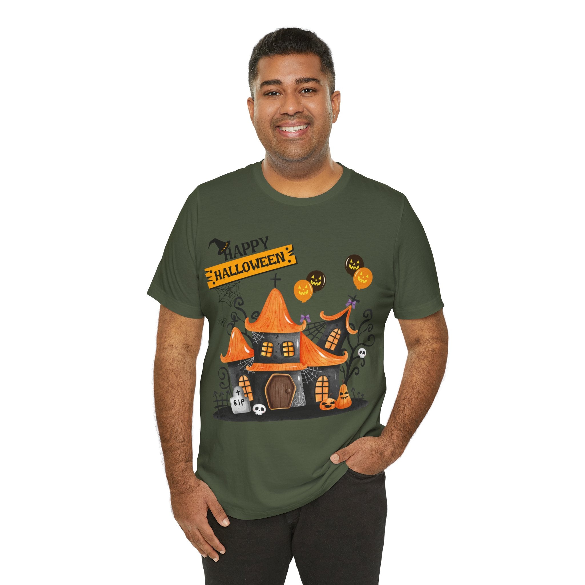 Halloween Haunted House - Unisex T-Shirt