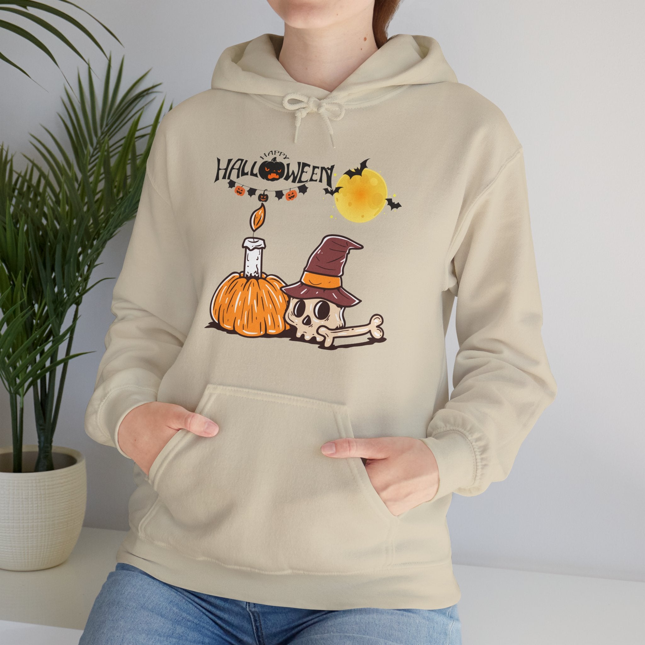 Halloween Skull Pumpkin - Unisex Hoodie