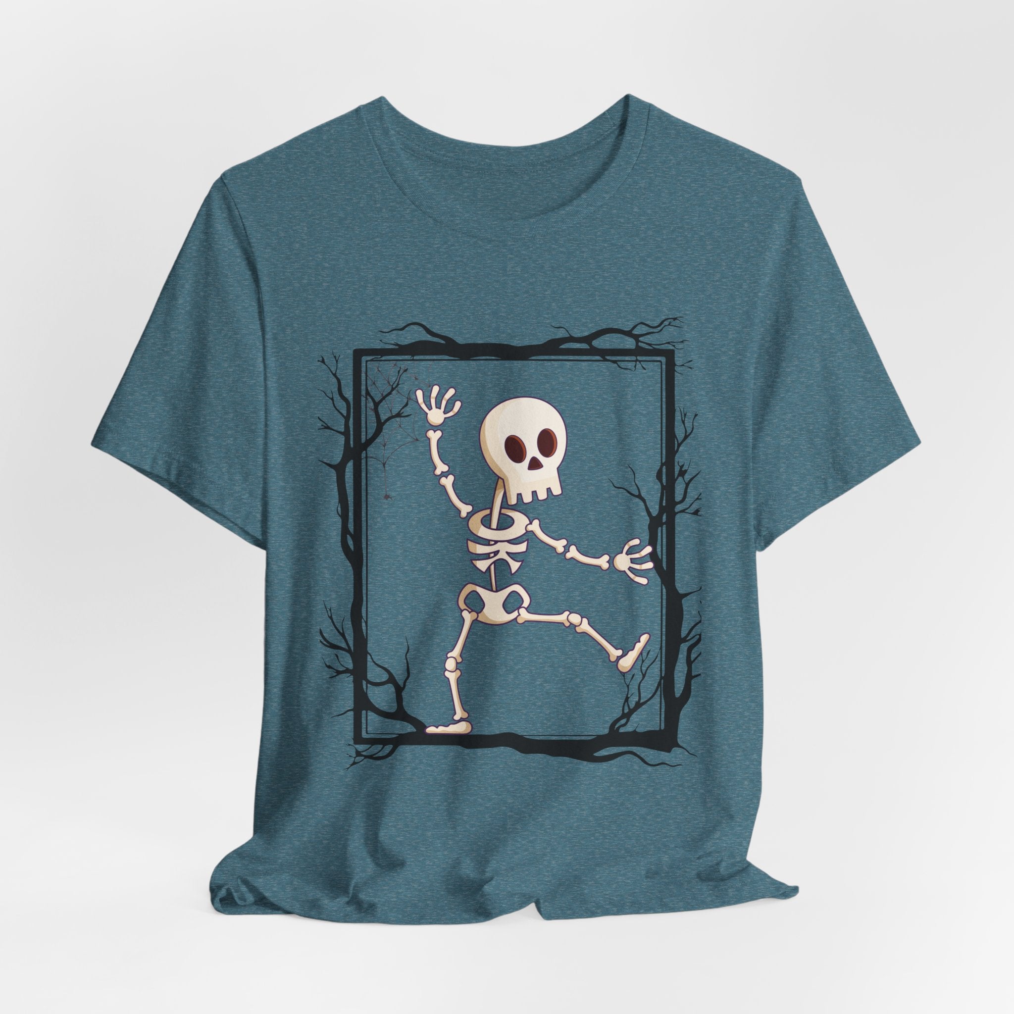 Halloween Skeleton Graphic T-Shirt
