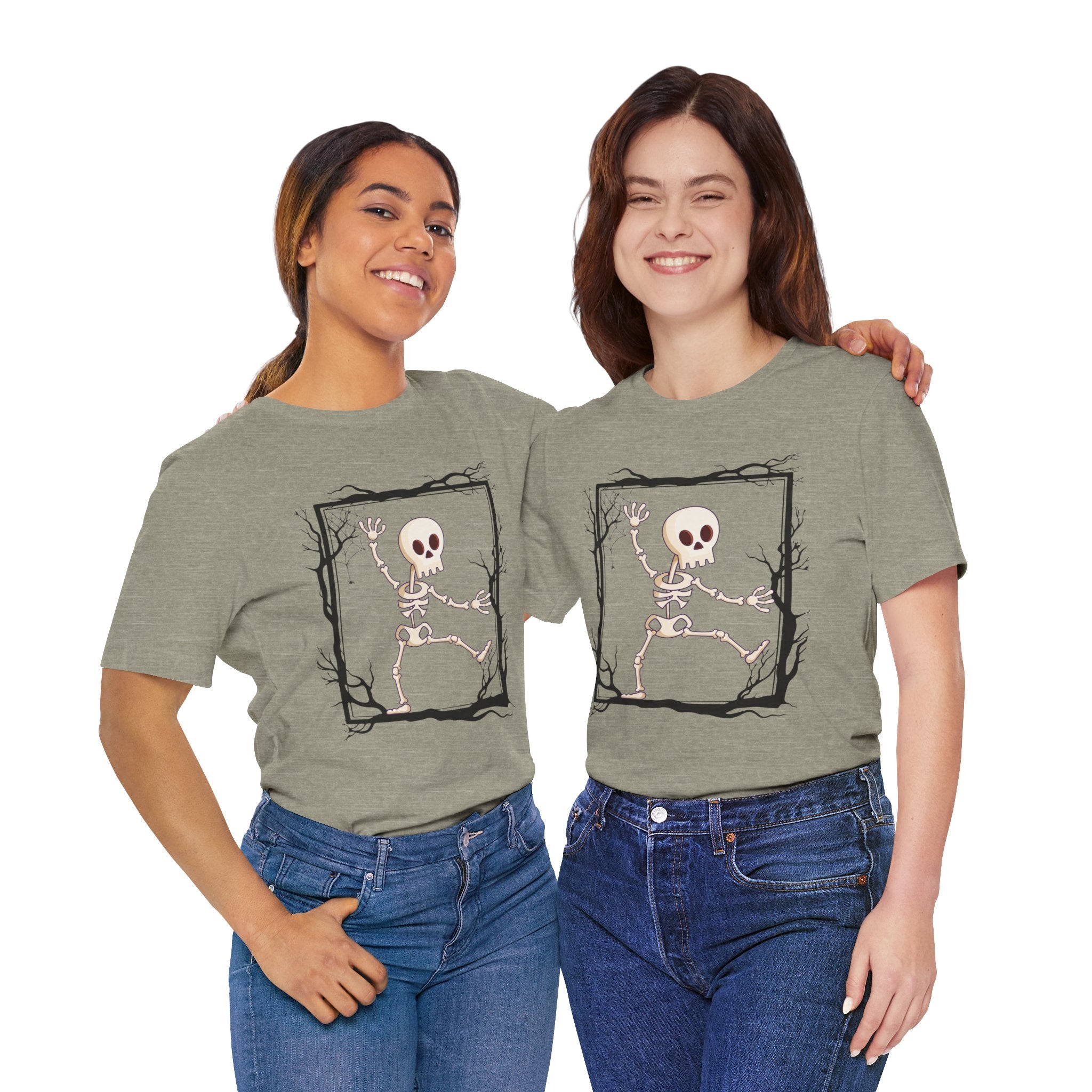 Halloween Skeleton Graphic T-Shirt