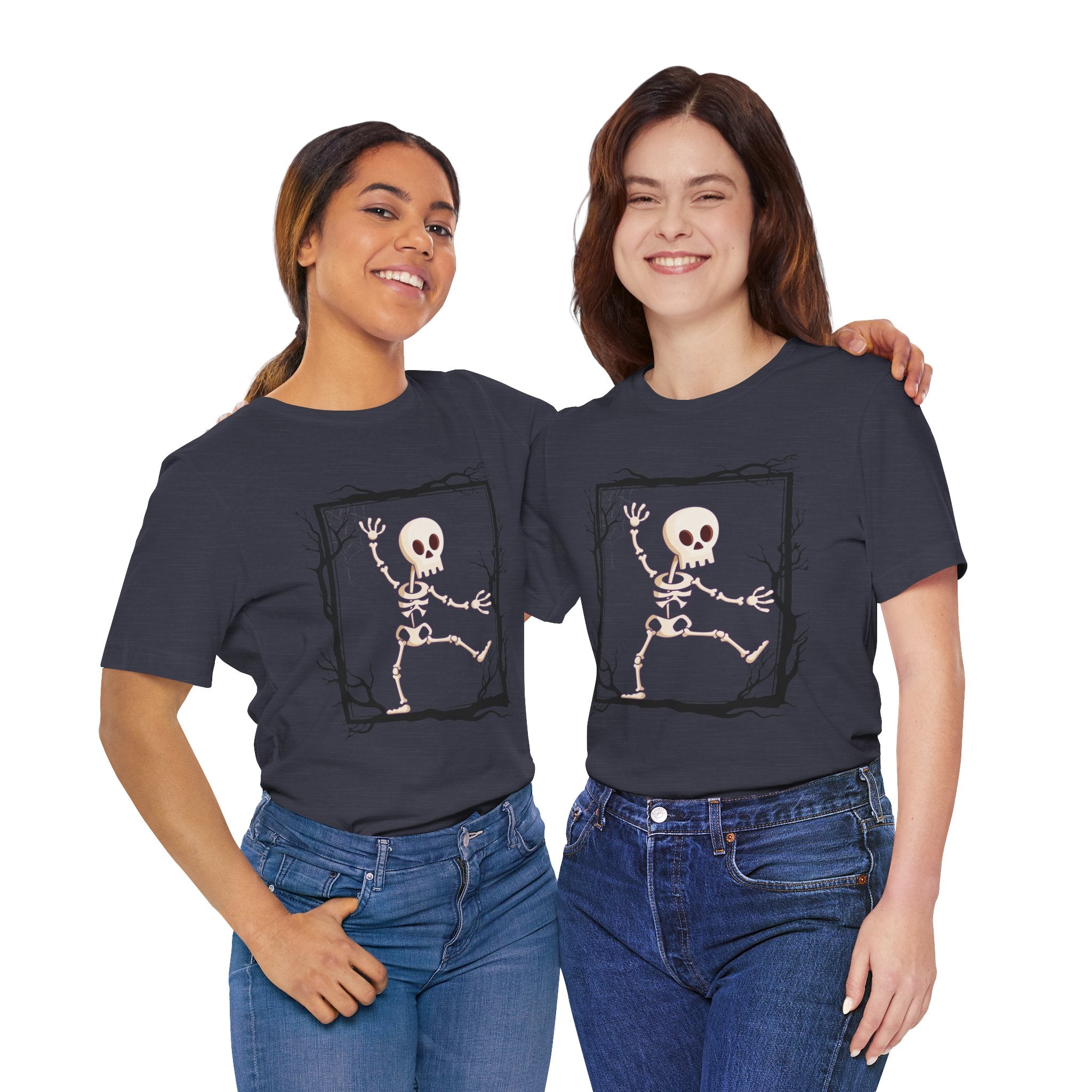 Halloween Skeleton Graphic T-Shirt