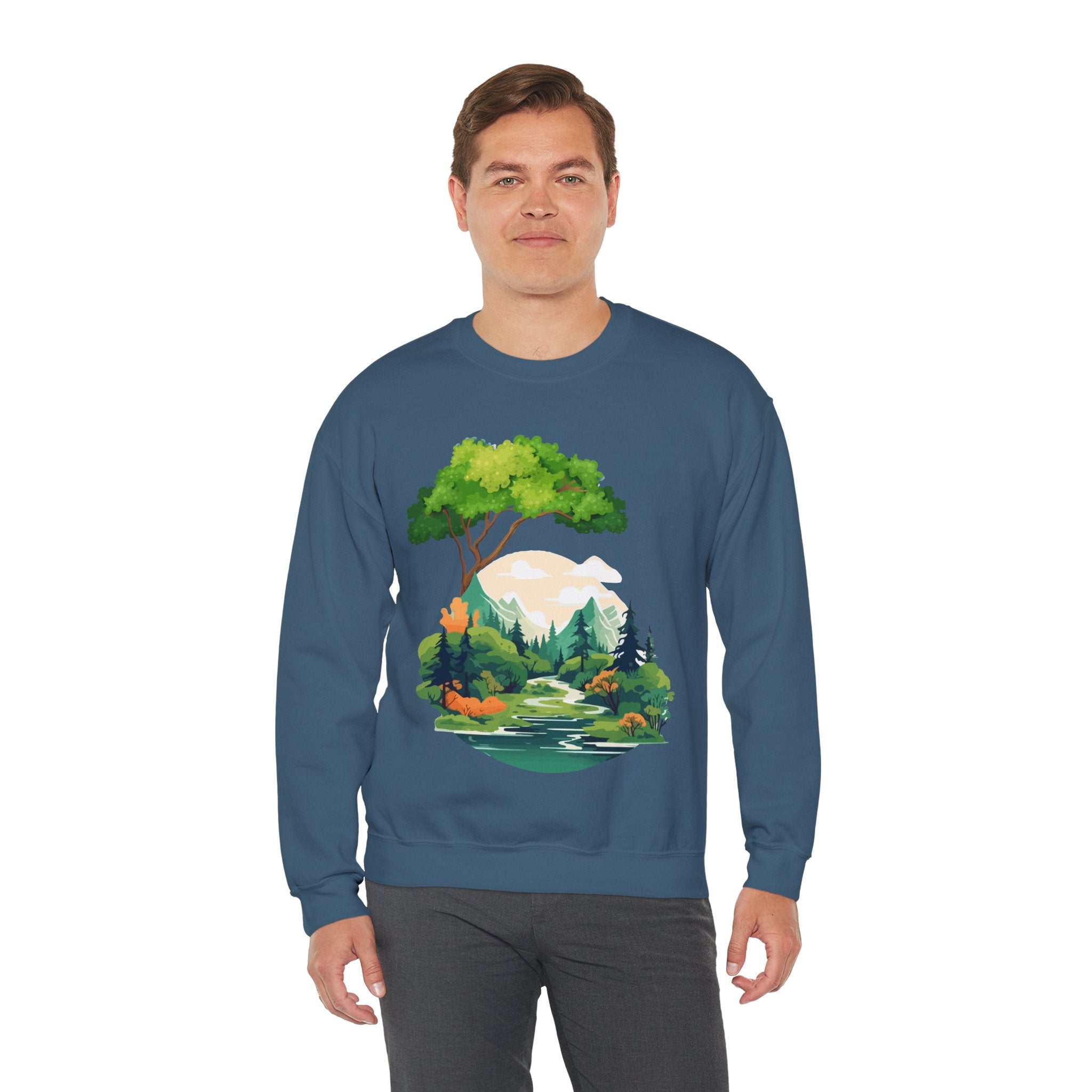 Peaceful Forest Stream Sweatshirt