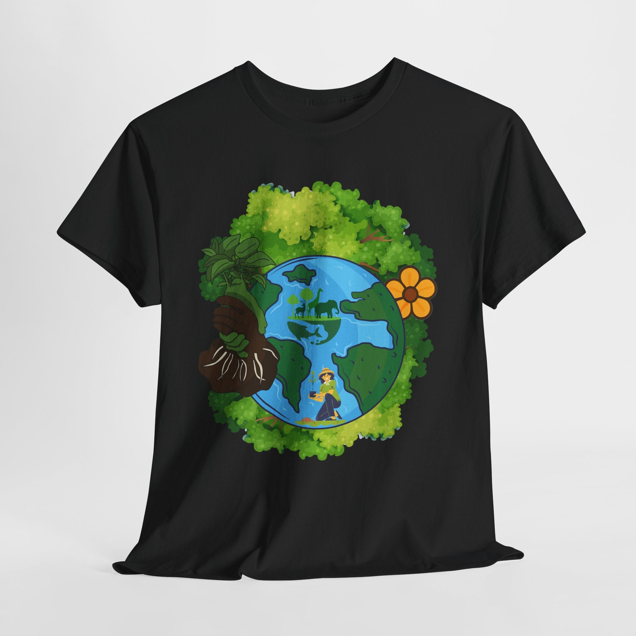 “Earth Roots” T-shirt – Grow with the Planet