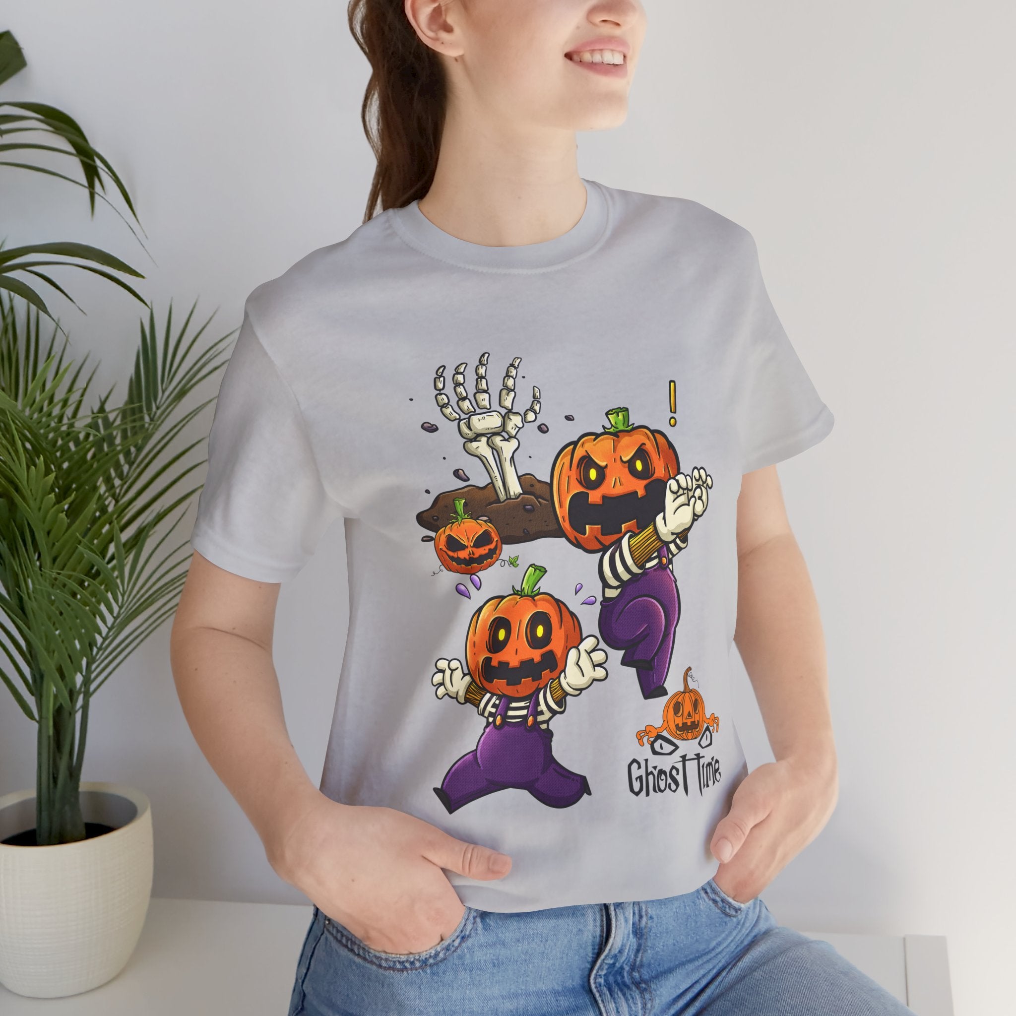 Spooky Pumpkin Graphic T-Shirt