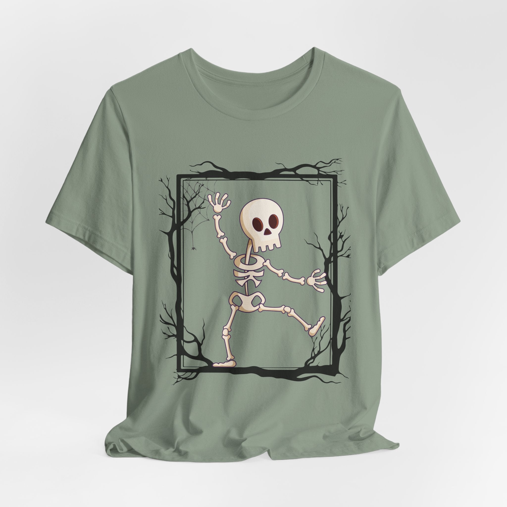 Halloween Skeleton Graphic T-Shirt