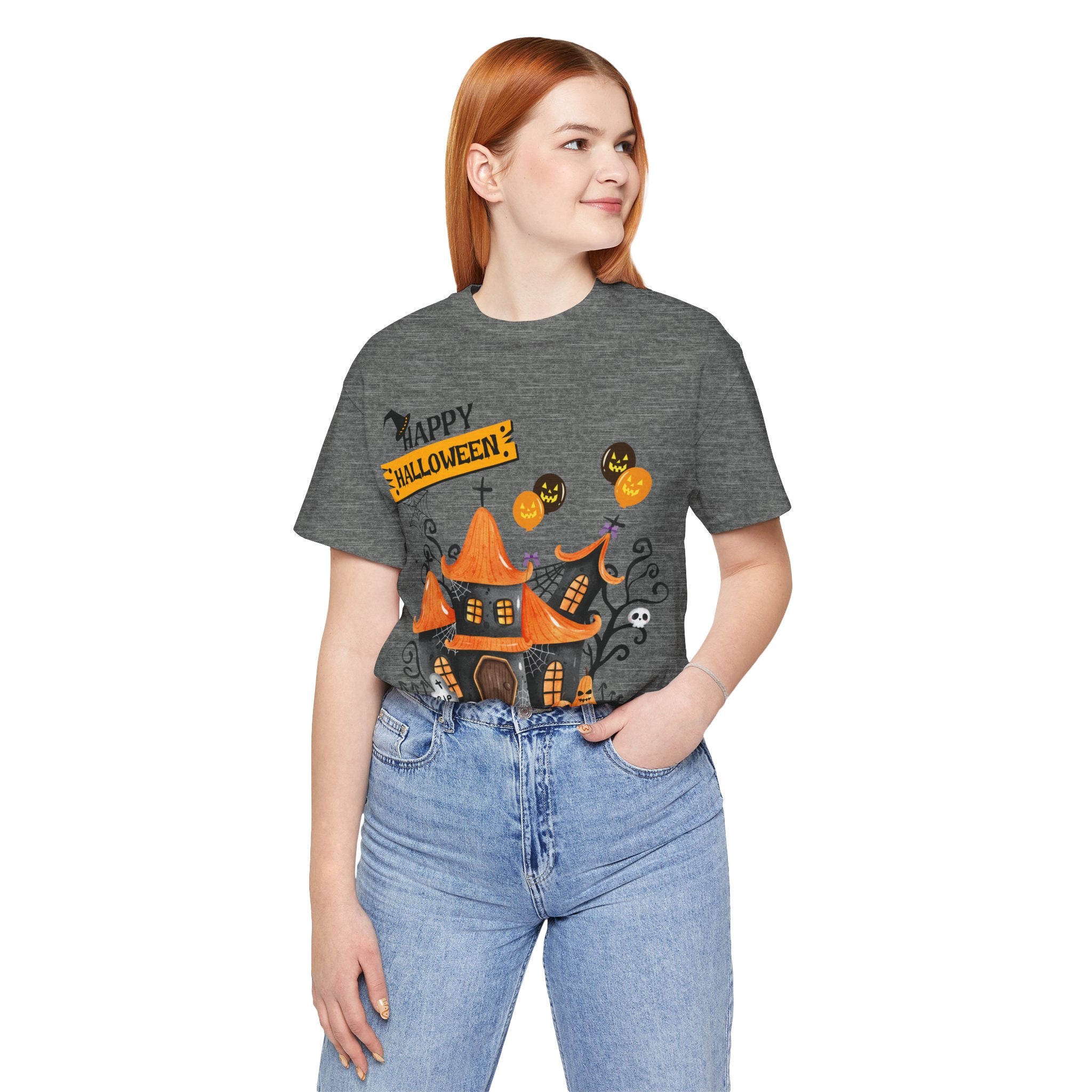 Halloween Haunted House - Unisex T-Shirt