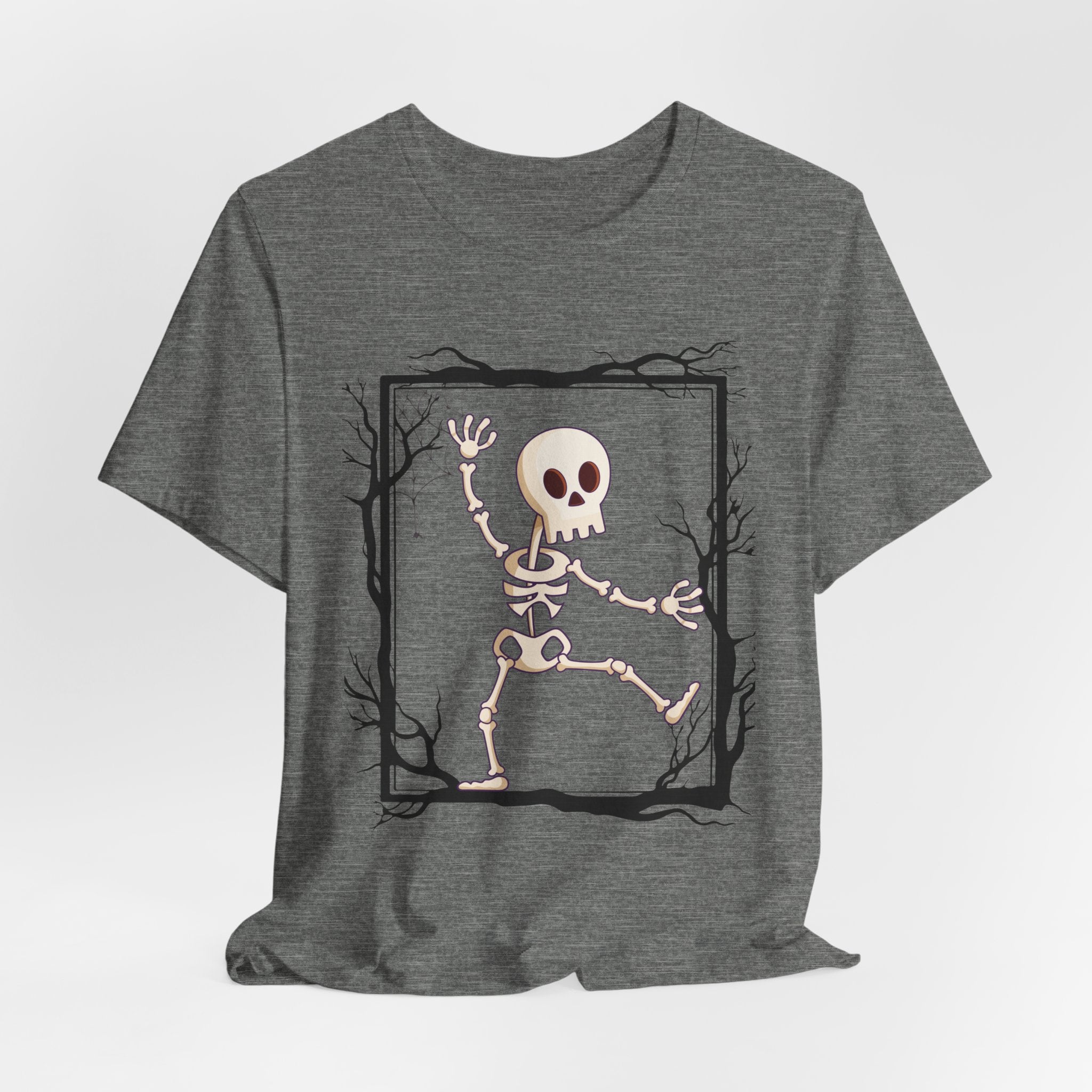 Halloween Skeleton Graphic T-Shirt