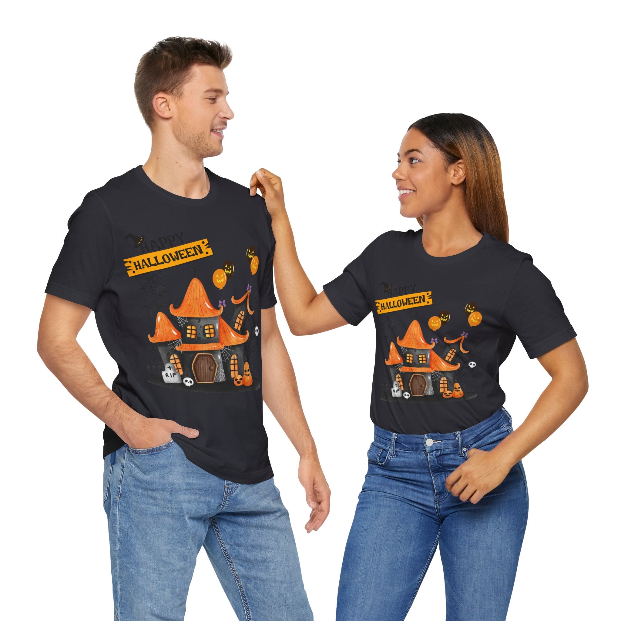 Halloween Haunted House - Unisex T-Shirt