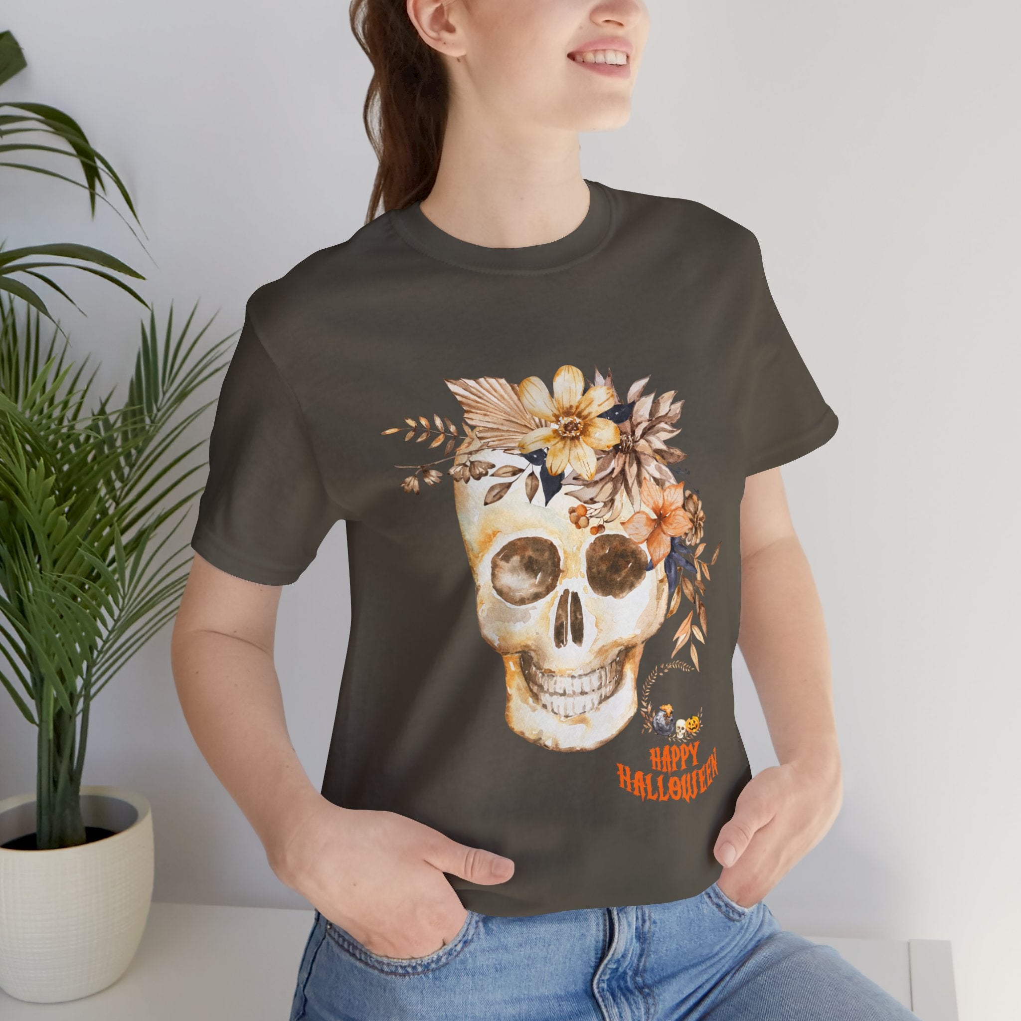 Happy Halloween Skull T-Shirt