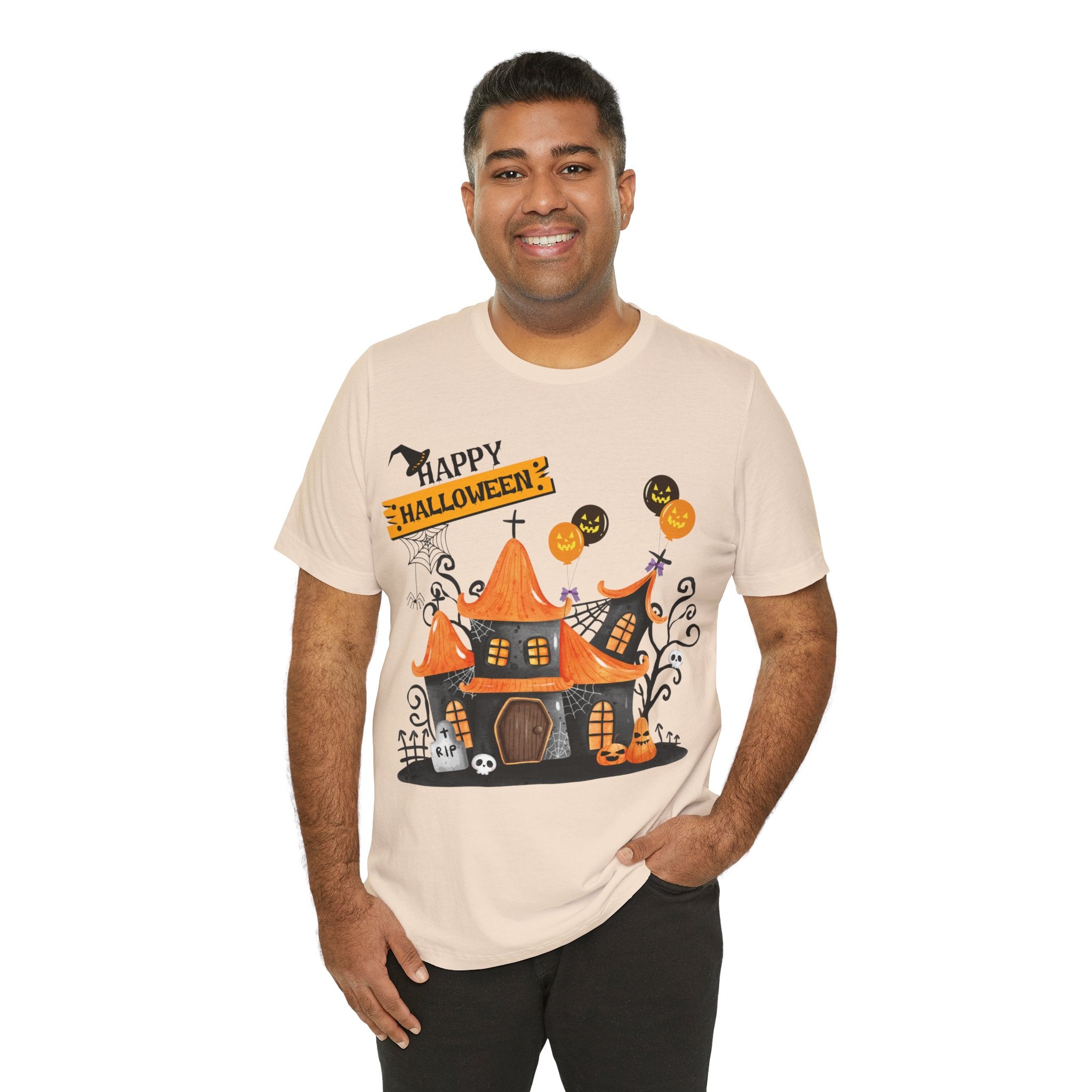 Halloween Haunted House - Unisex T-Shirt