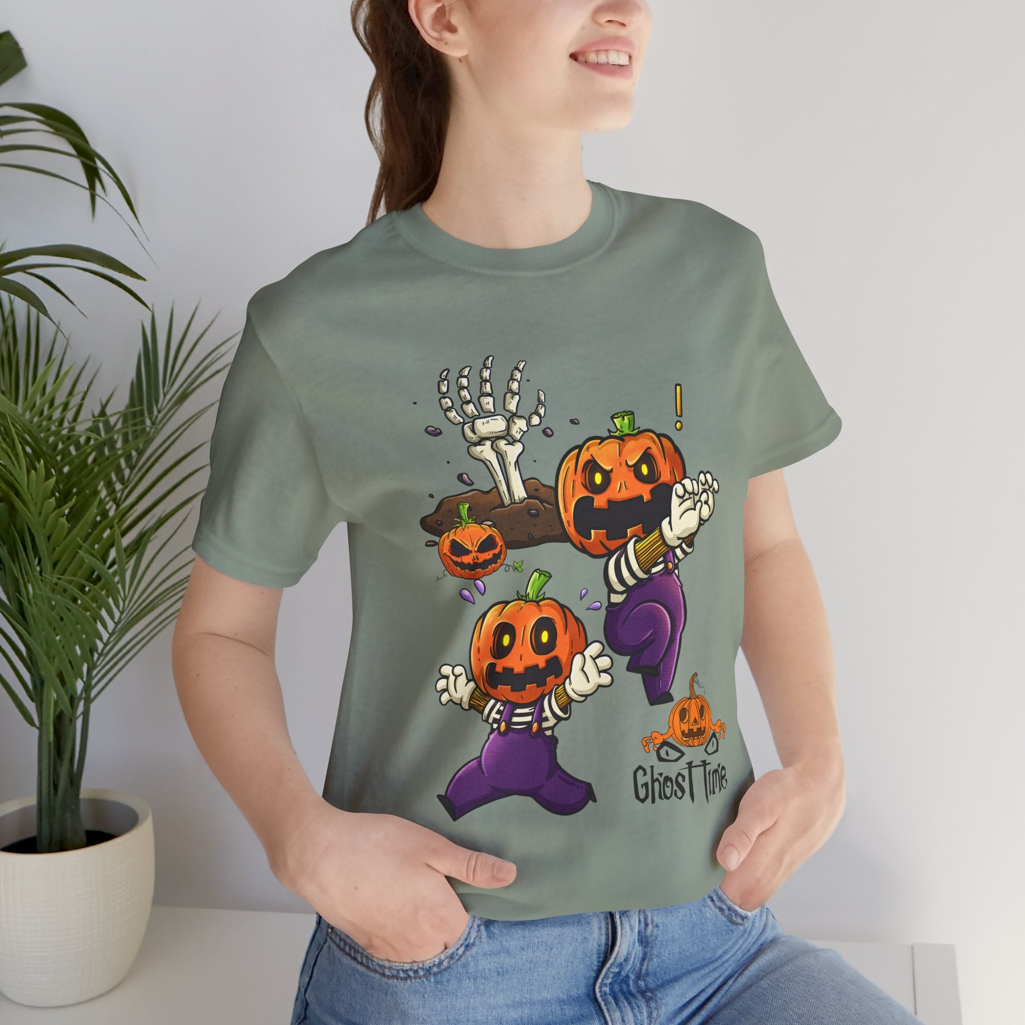 Spooky Pumpkin Graphic T-Shirt