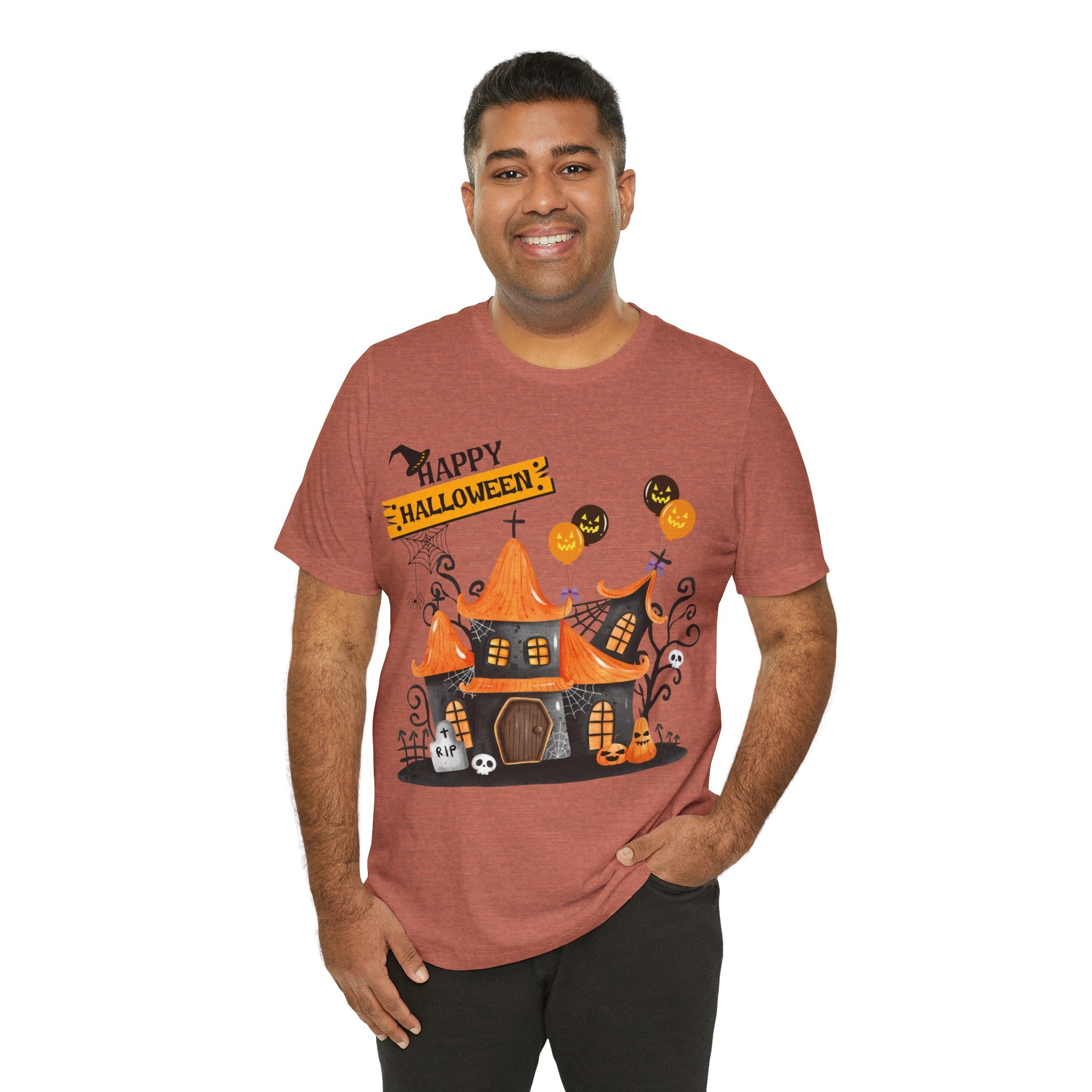 Halloween Haunted House - Unisex T-Shirt