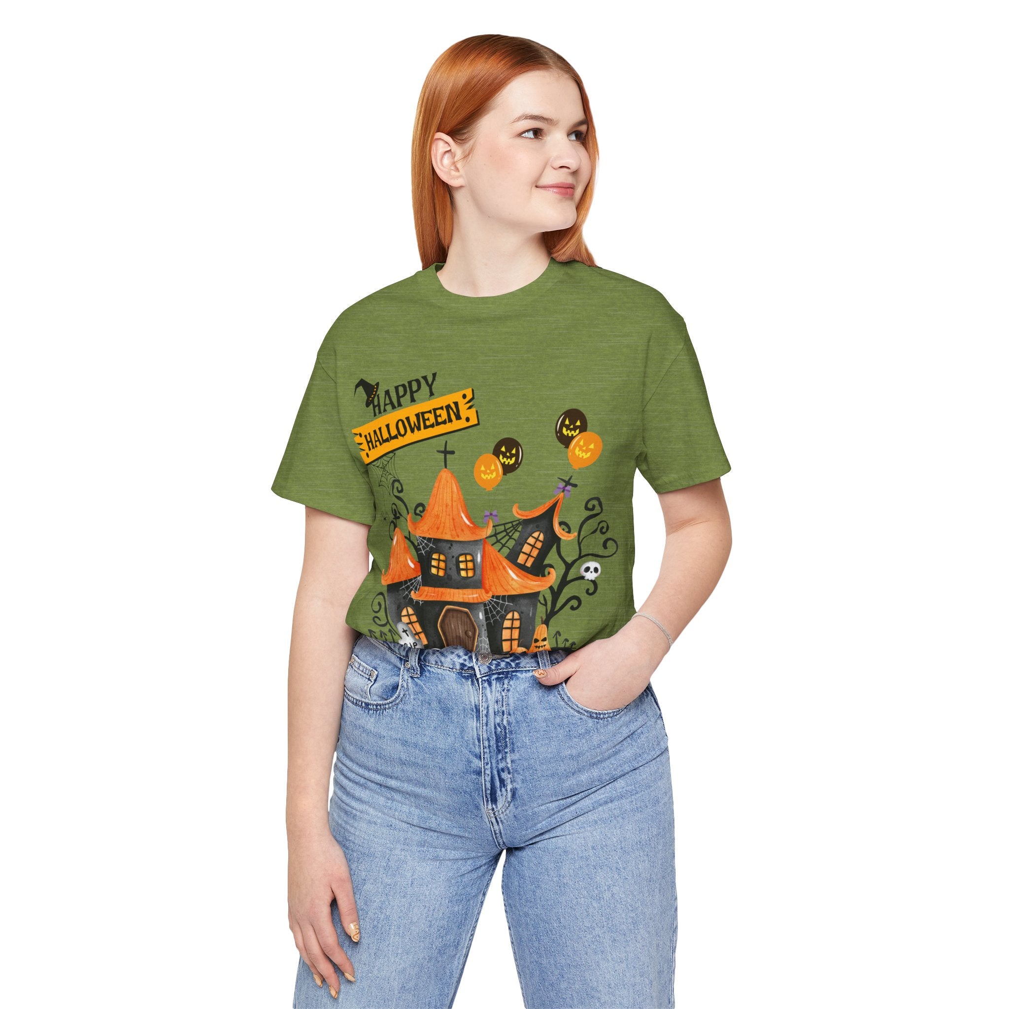 Halloween Haunted House - Unisex T-Shirt