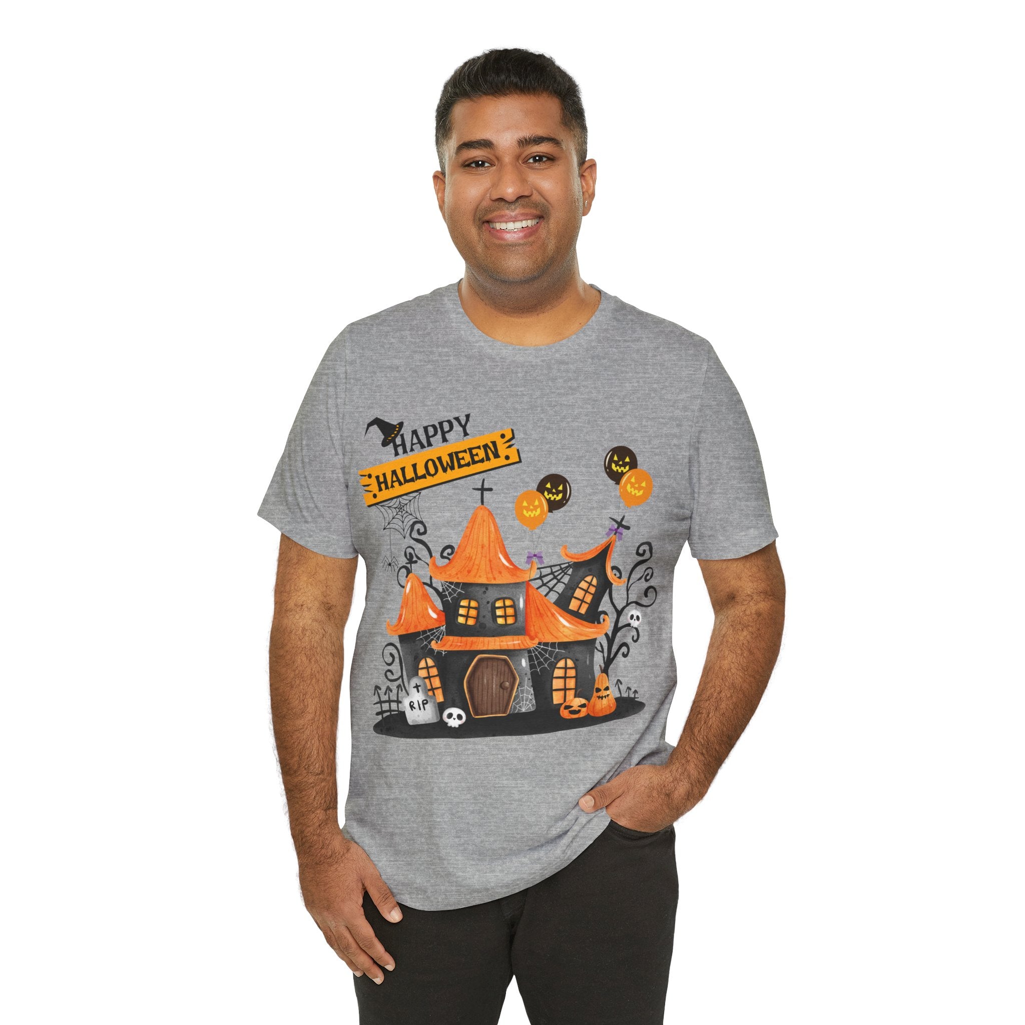 Halloween Haunted House - Unisex T-Shirt