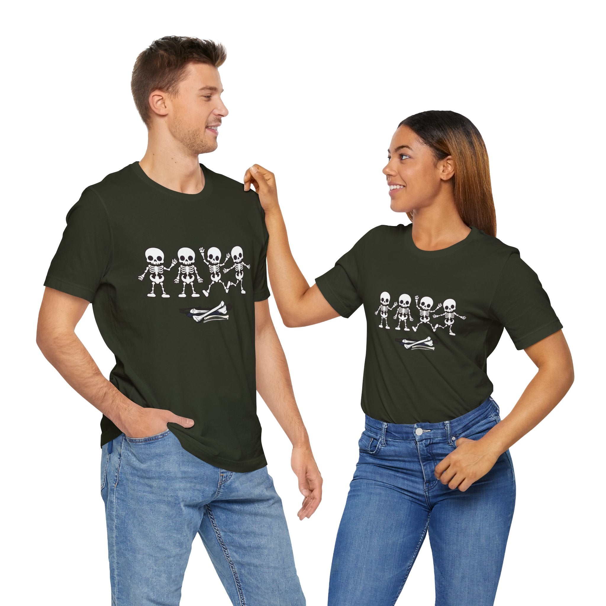 Hallowen T-shirt - Skeleton Dance