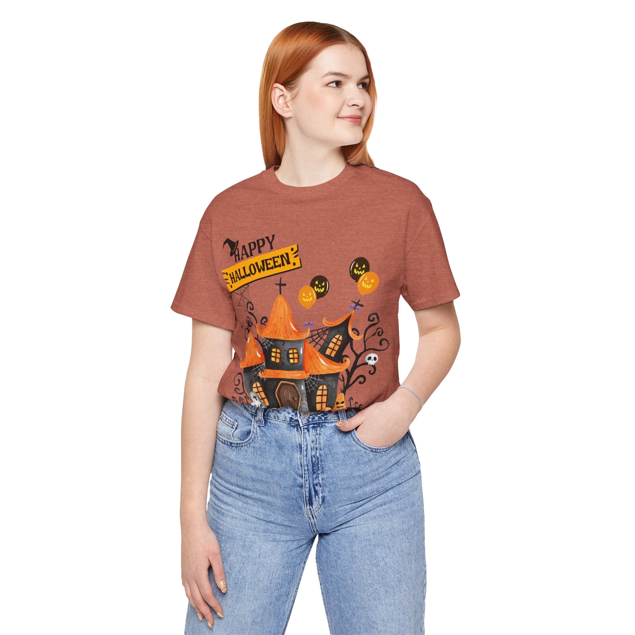 Halloween Haunted House - Unisex T-Shirt