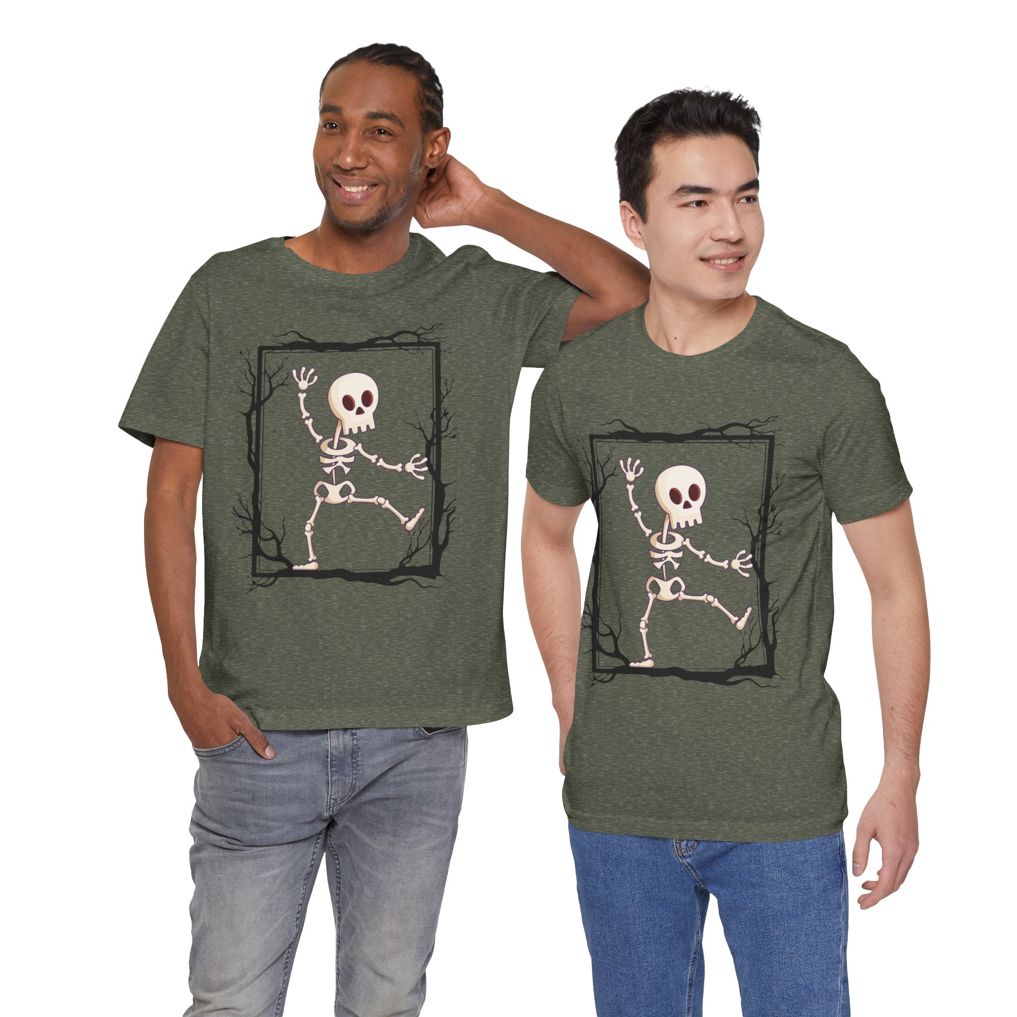 Halloween Skeleton Graphic T-Shirt