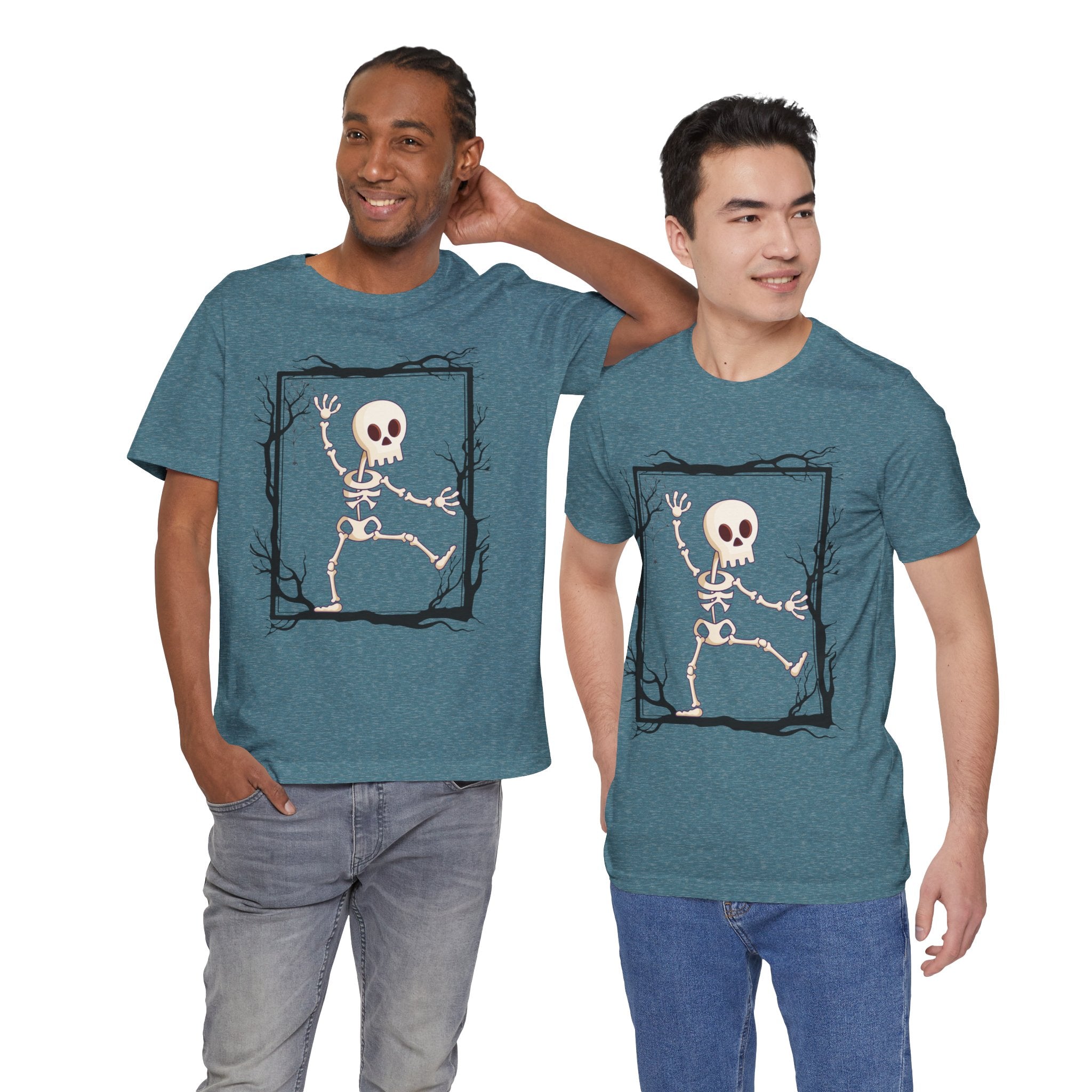 Halloween Skeleton Graphic T-Shirt