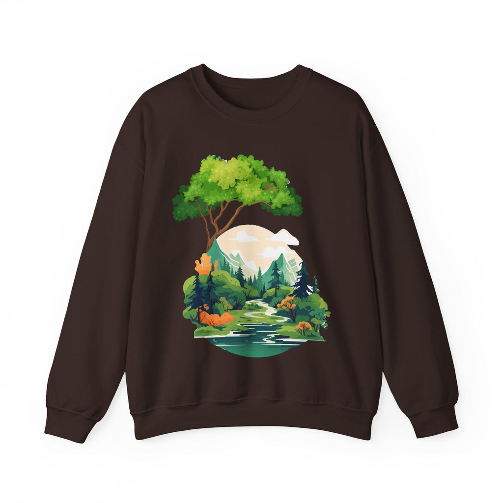 Peaceful Forest Stream Sweatshirt