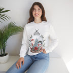 Santa & Snowman Snow Globe Christmas Sweatshirt – Cozy Winter Wonderland Pullover