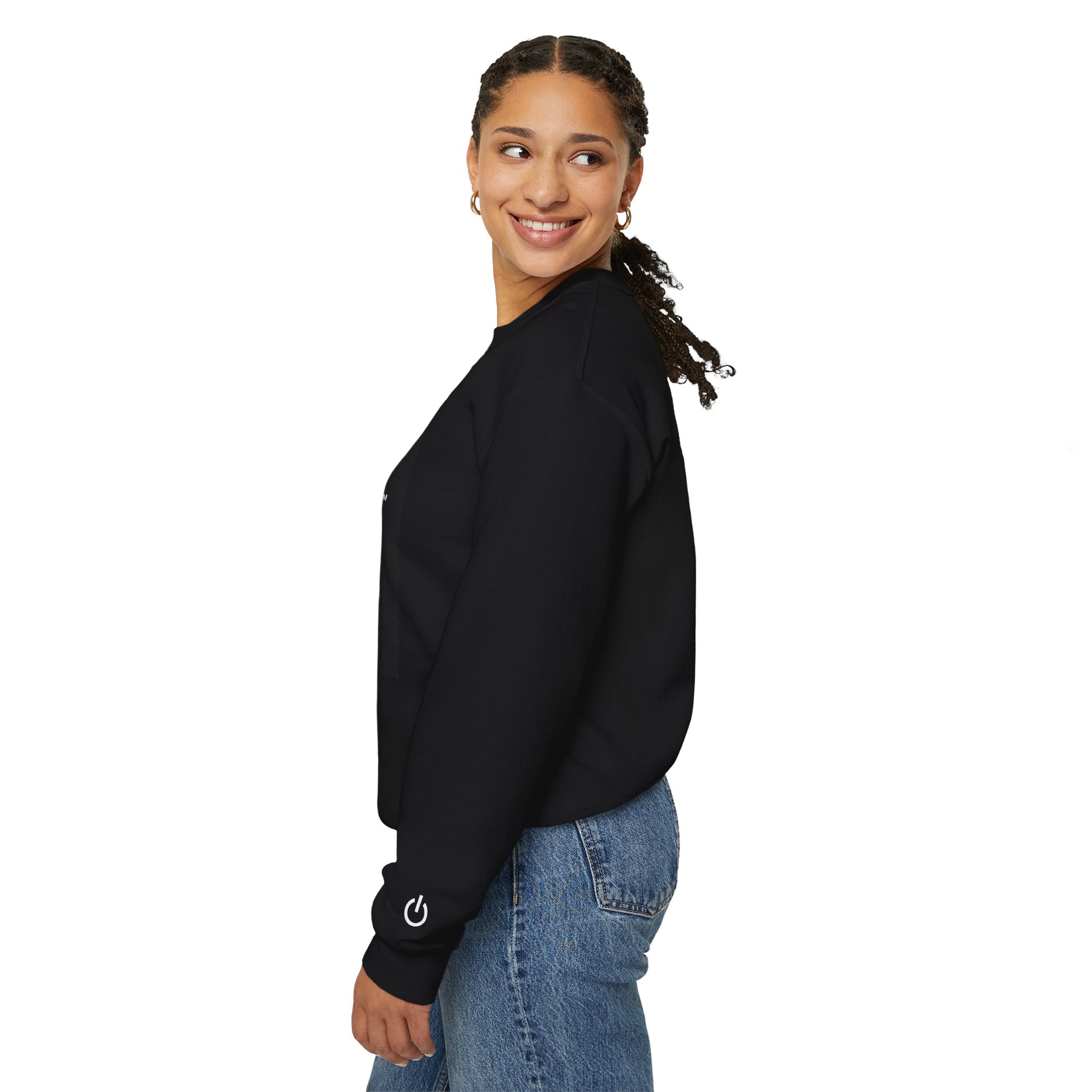 Unisex theSilentMode™ Crewneck Sweatshirt - Black