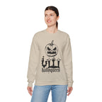 Halloween Sweatshirt - pumpkin and zombie hands