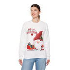 Christmas Gnome Sweatshirt – Cute Santa Gnome with Gift & Tree