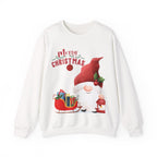 Christmas Gnome Sweatshirt – Cute Santa Gnome with Gift & Tree