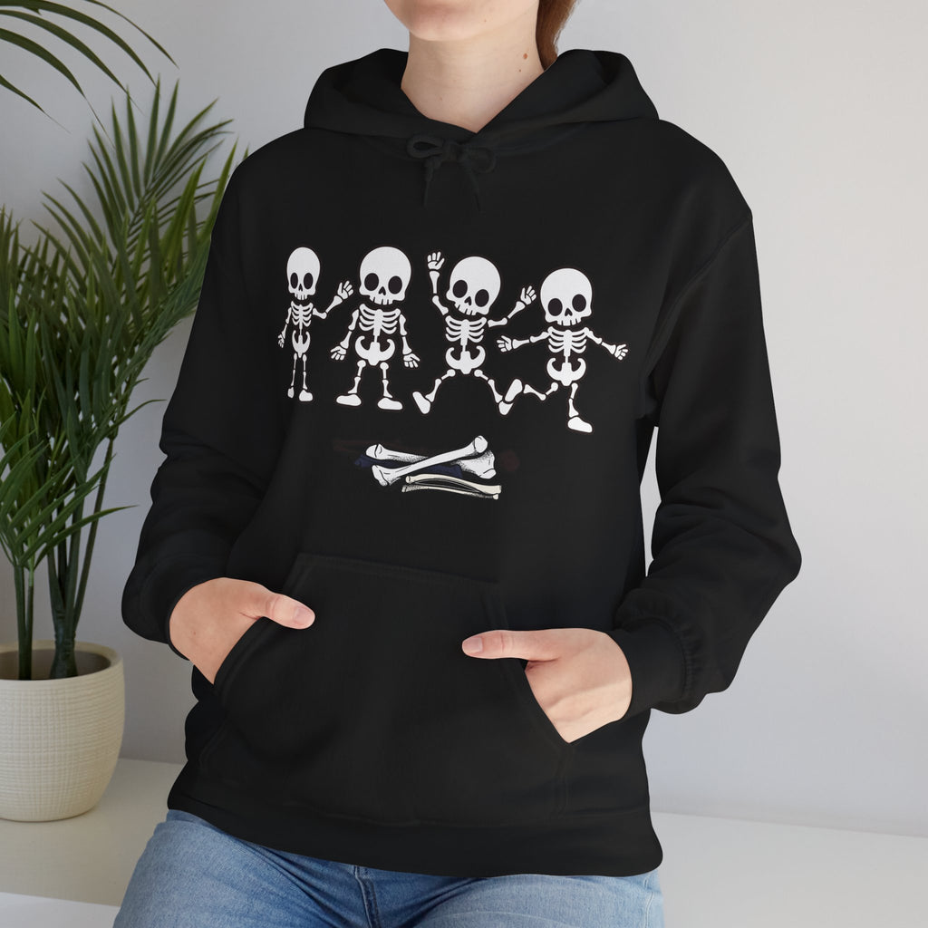 Halloween Hoodie -  Playful Skeletons