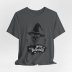 Skull Witch Hat Halloween T-Shirt