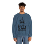 Halloween Sweatshirt - pumpkin and zombie hands