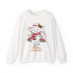 Merry Christmas Snowman Sweatshirt