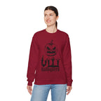 Halloween Sweatshirt - pumpkin and zombie hands