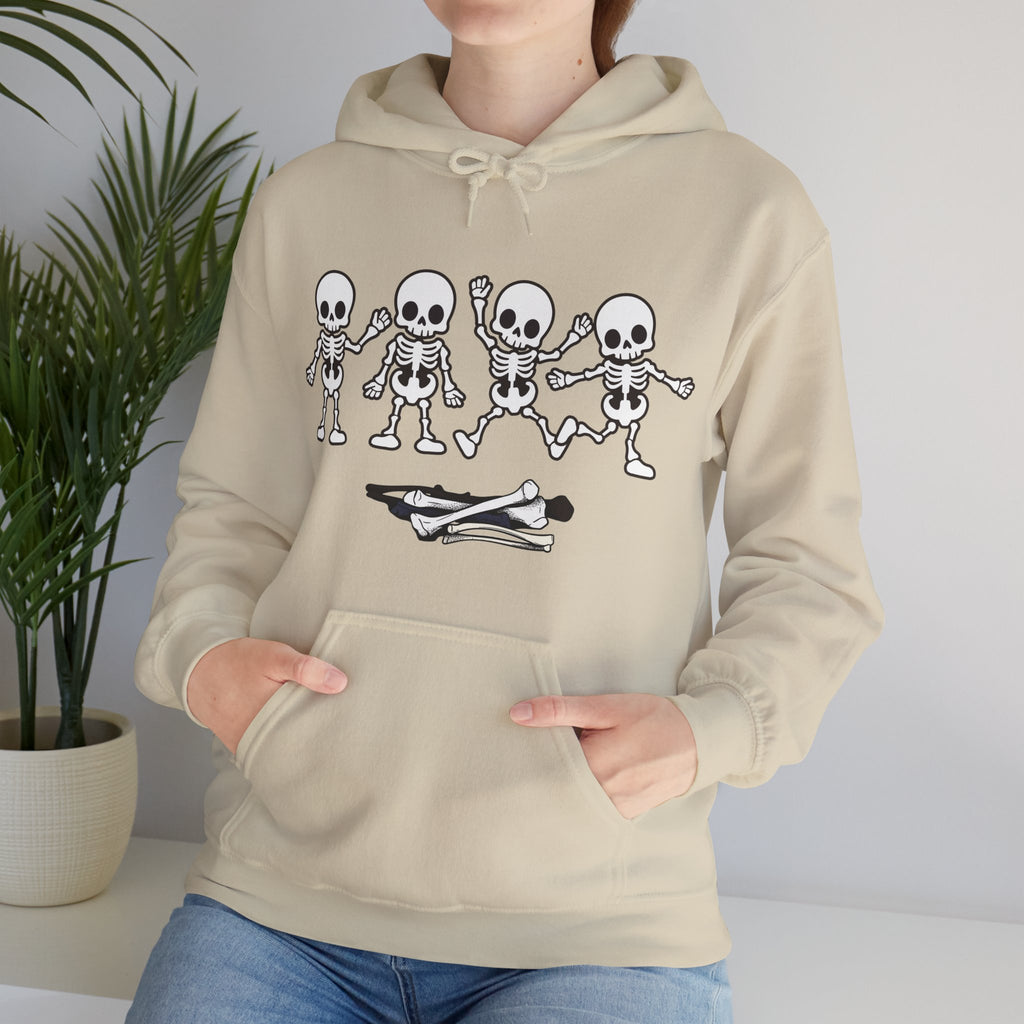 Halloween Hoodie -  Playful Skeletons