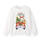 “Merry Christmas Snowman” Sweatshirt – Cute Holiday Pullover for Joyful Winter Days