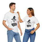 Skull Witch Hat Halloween T-Shirt