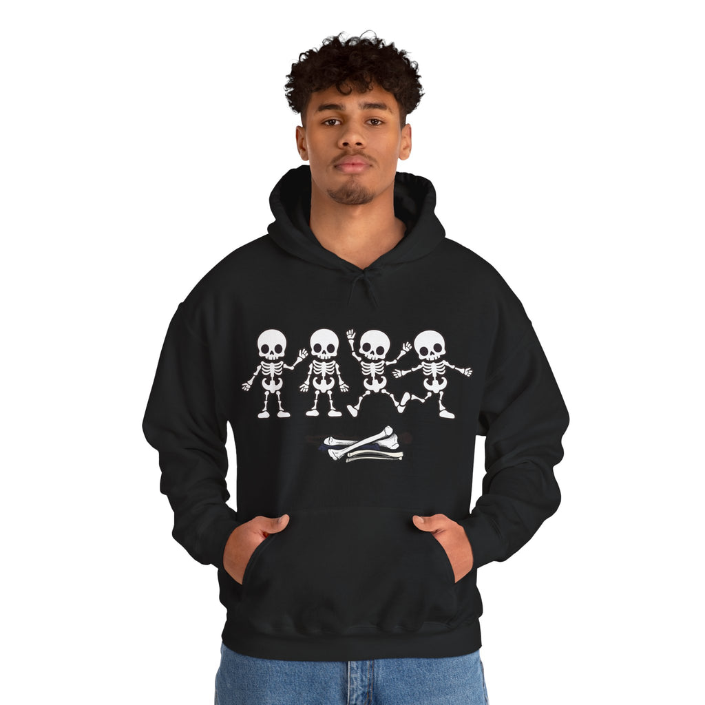 Halloween Hoodie -  Playful Skeletons