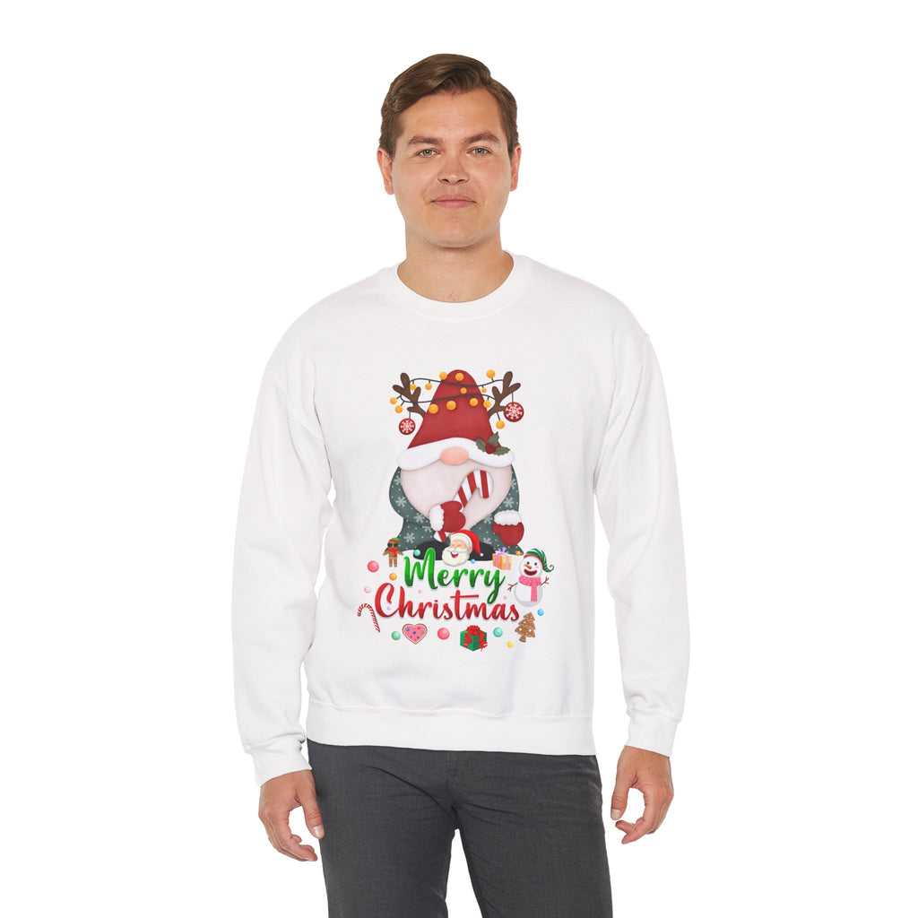 Cute Christmas Gnome Sweatshirt – Merry Christmas Candy Cane Pullover