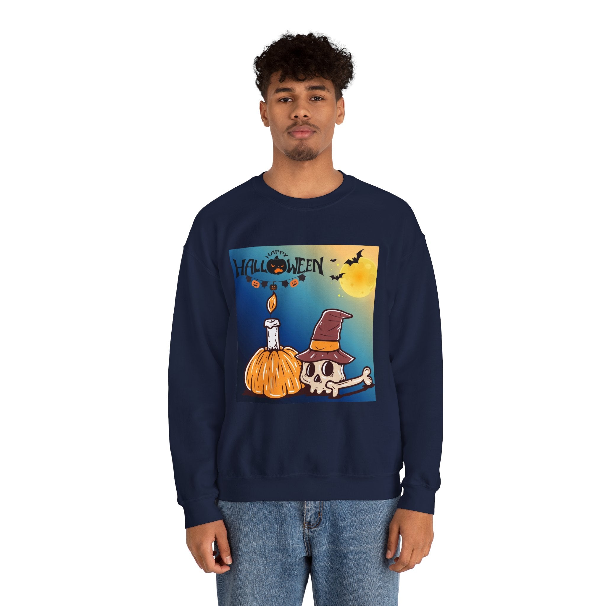 Halloween Skull Pumpkin - Unisex Sweatshirt