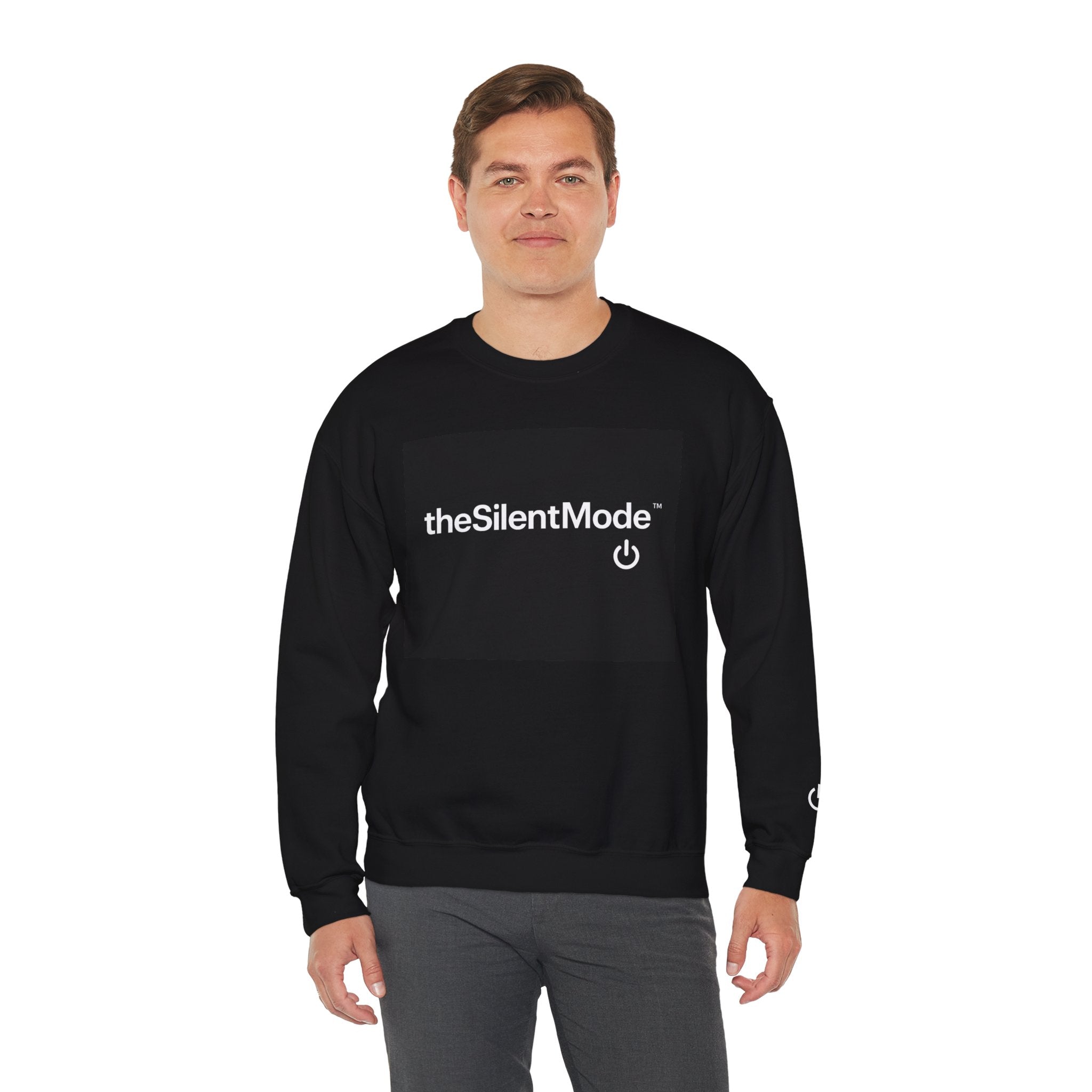 Unisex theSilentMode™ Crewneck Sweatshirt - Black