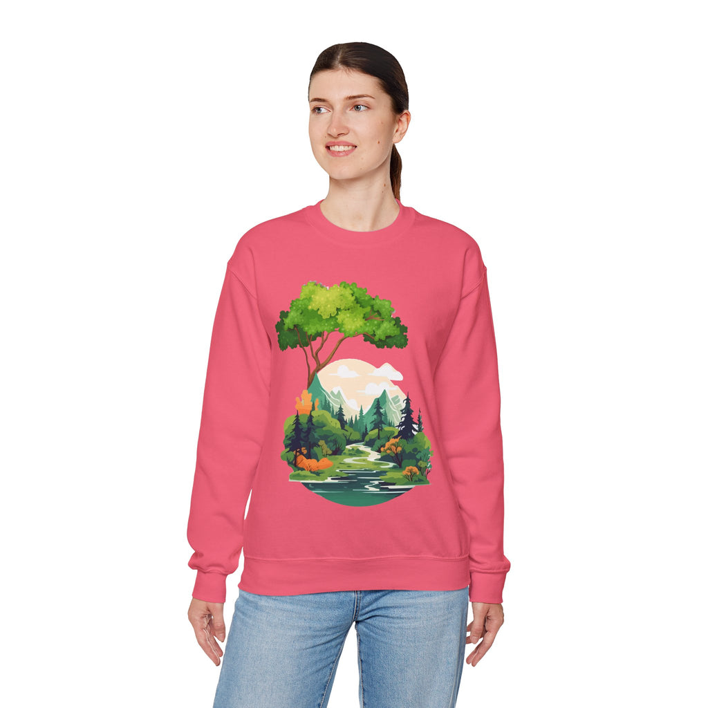 Peaceful Forest Stream Sweatshirt