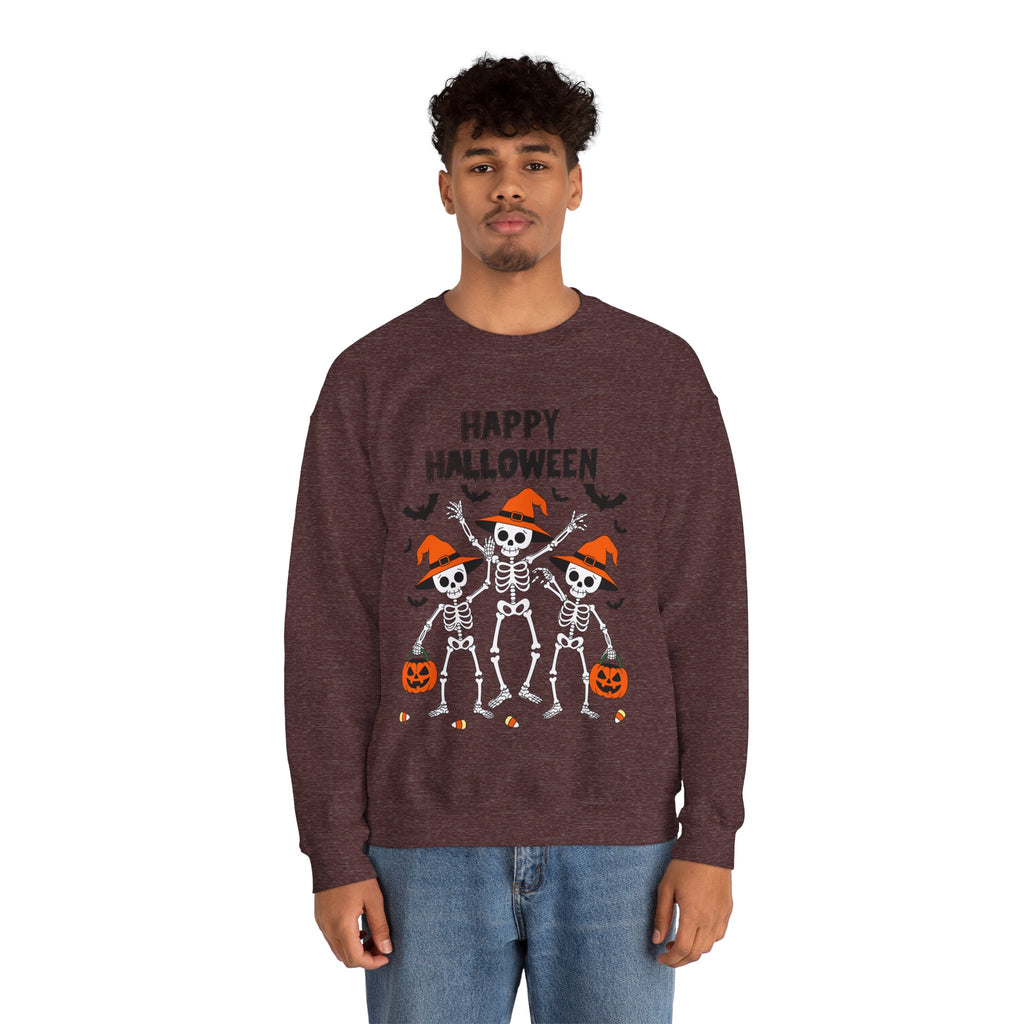 Halloween Sweatshirt - Cute Skeletons