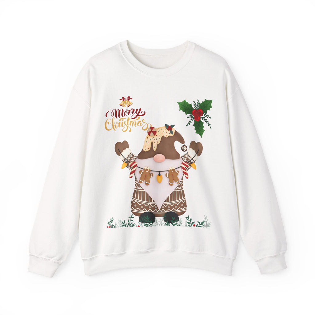 Christmas Gnome Sweatshirt - 'Merry Christmas' Holiday Crewneck