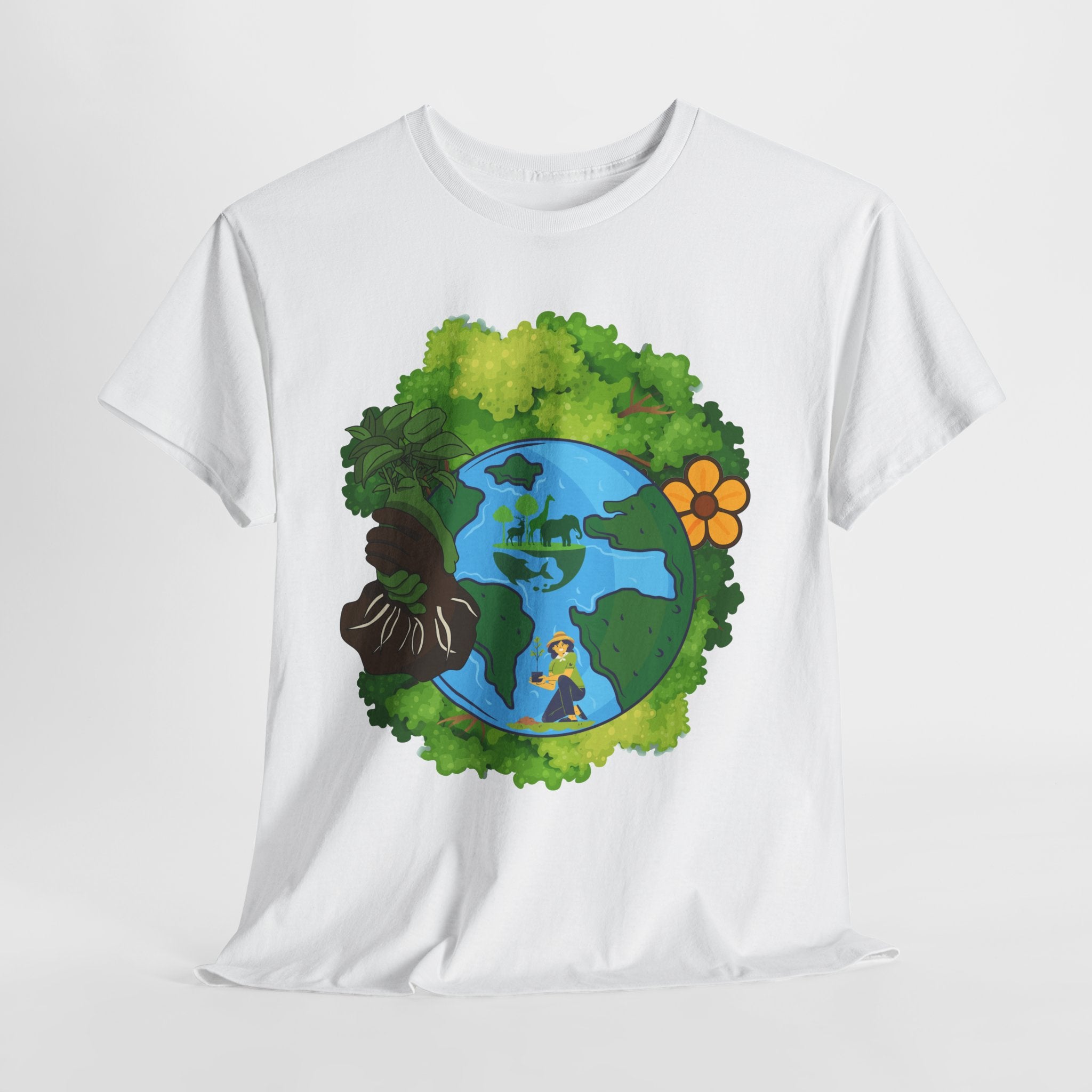 “Earth Roots” T-shirt – Grow with the Planet